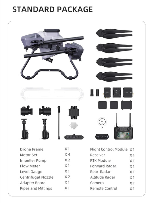 EFT Z30 Z50 Series Agriculture Drone Assembly Instruction Manual PDF Download