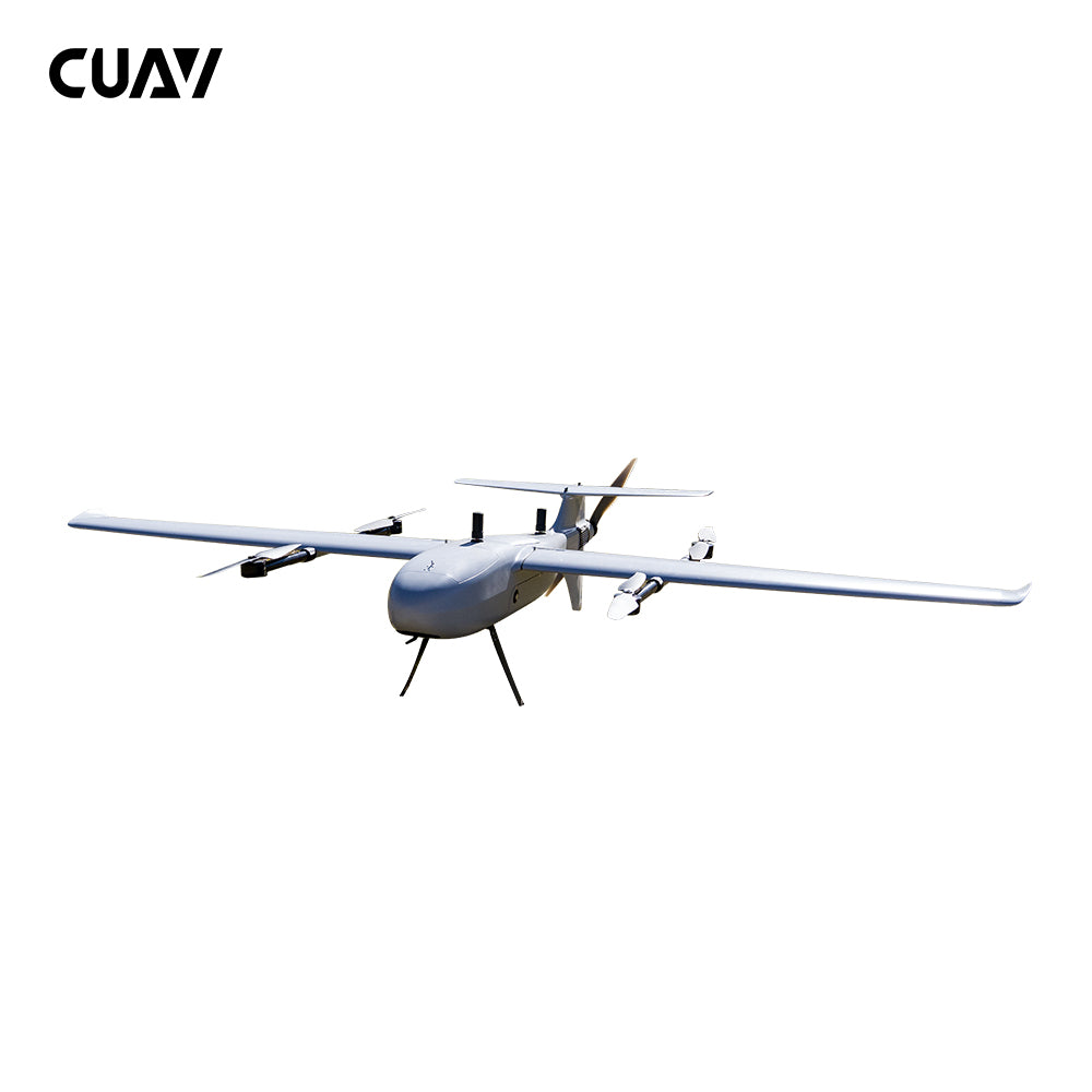 CUAV Raefly VT240 pro VTOL - 310KM Cruising Range 2KG Payload 4 Hours 2438mm Wingspan ArduPilot Carbon Fiber Light Electric VTOL VUA Fixed Wing Airplane Drone for mapping surveying inspection