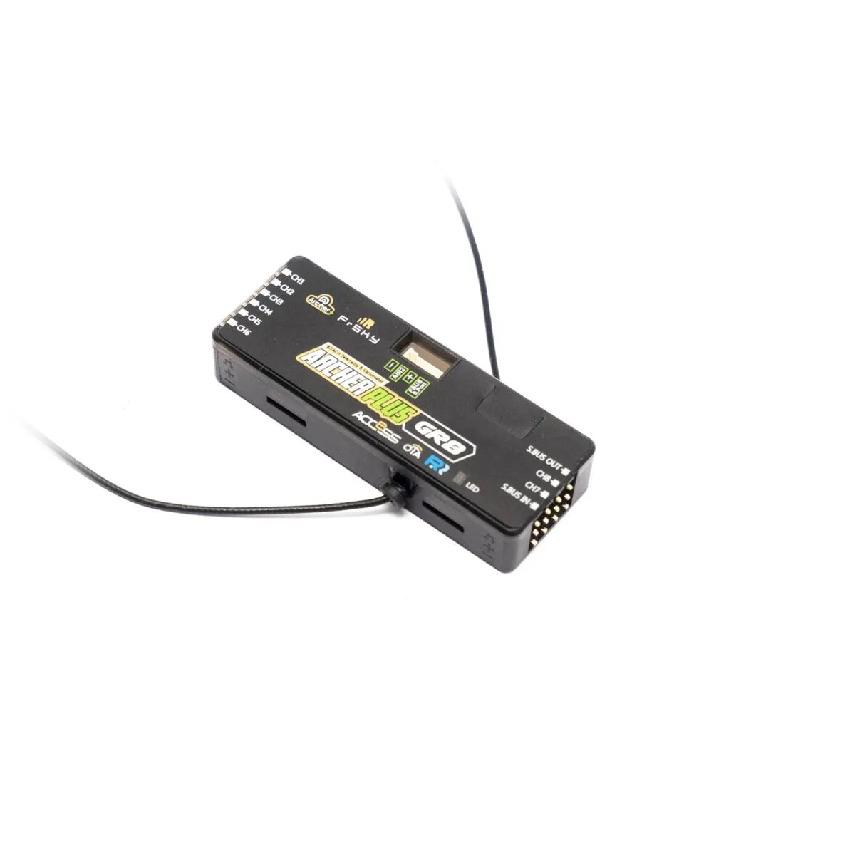 FrSky ARCHER PLUS GR8 Receiver - 2.4G ACCESS/ACCST D16 8 high-precision PWM channel ports