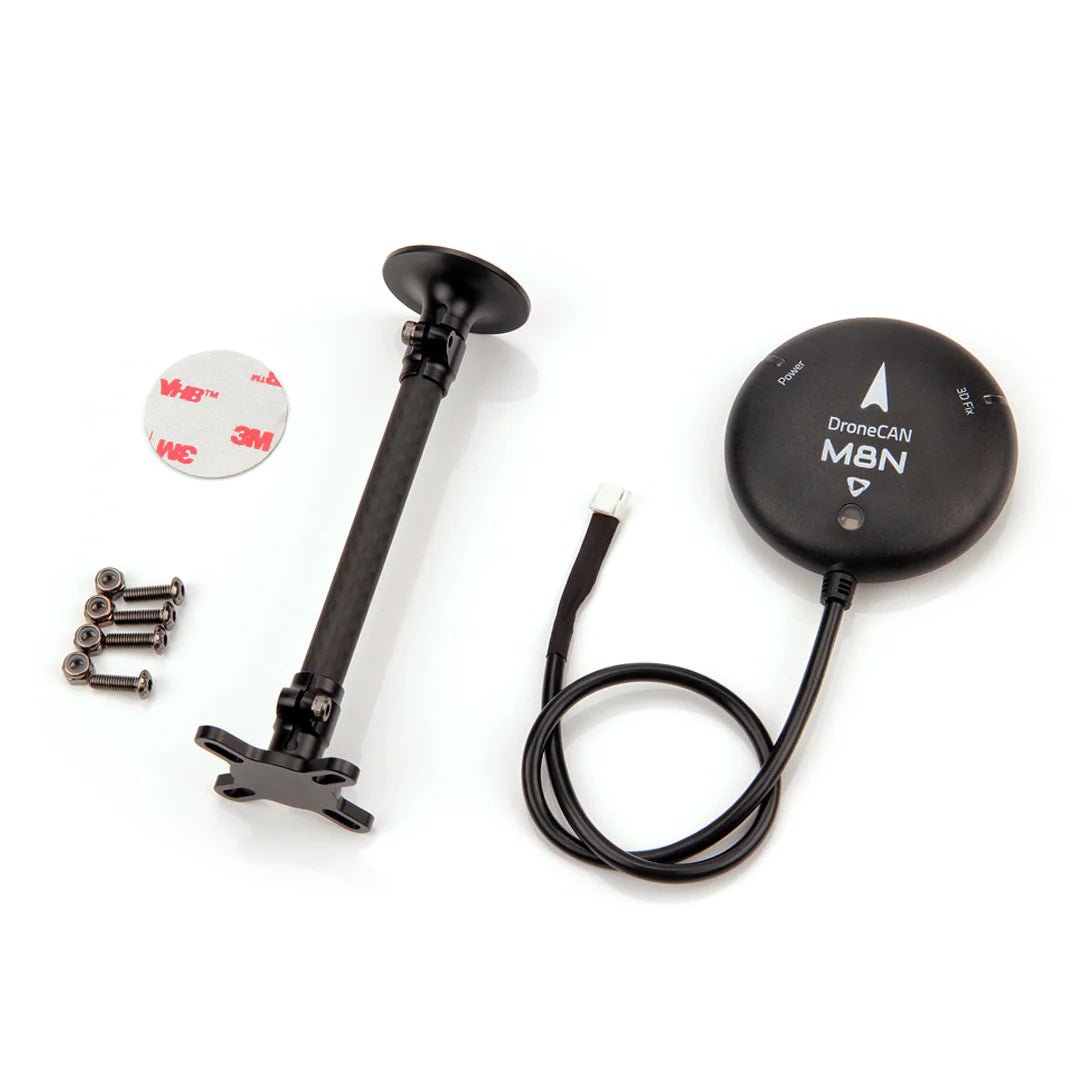 Holybro DroneCAN M8N GPS Module - STM32G4 Processor BMM150 Compass 3GNSS Support DroneCAN Protocol