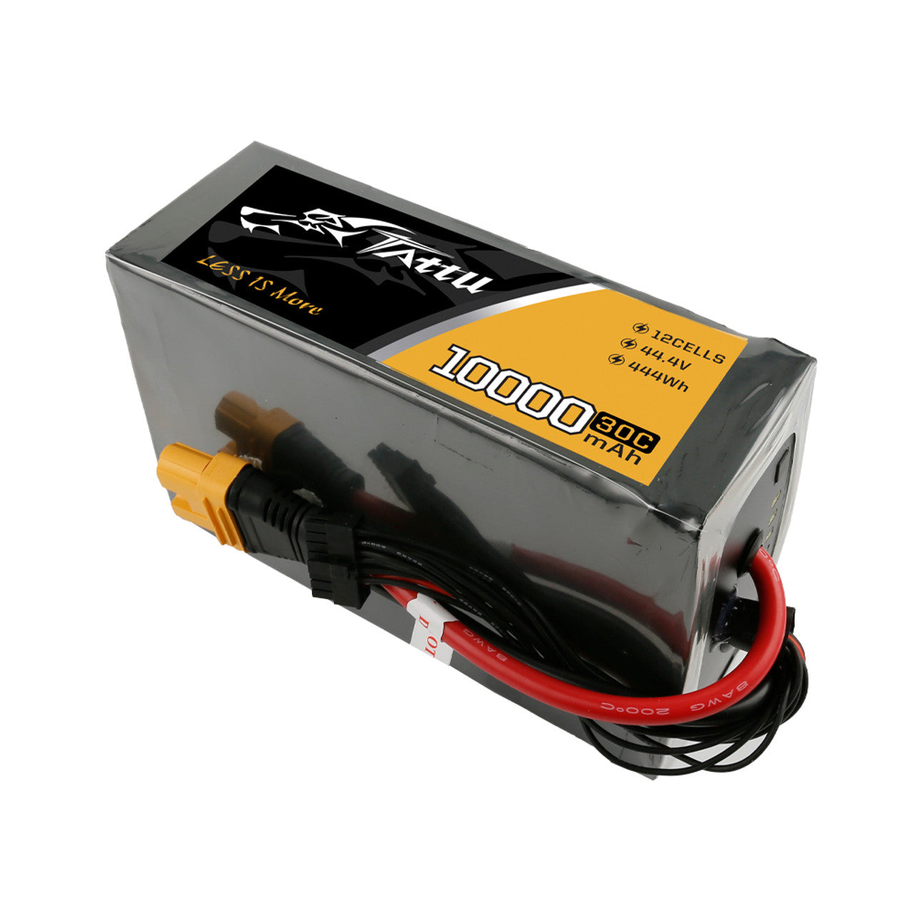 Tattu 44.4V 30C 12S 10000mAh Lipo Battery Pack With AS150U Plug For UAV Drone
