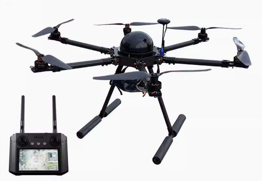 RCDrone MX4-10 Industrial Drone - 5KG Payload 10KM Multi Function Heavy Lift Drone DIY Loudspeaker, Strong Lighting, Thrower,Rescue Drone Support OEM ODM Support