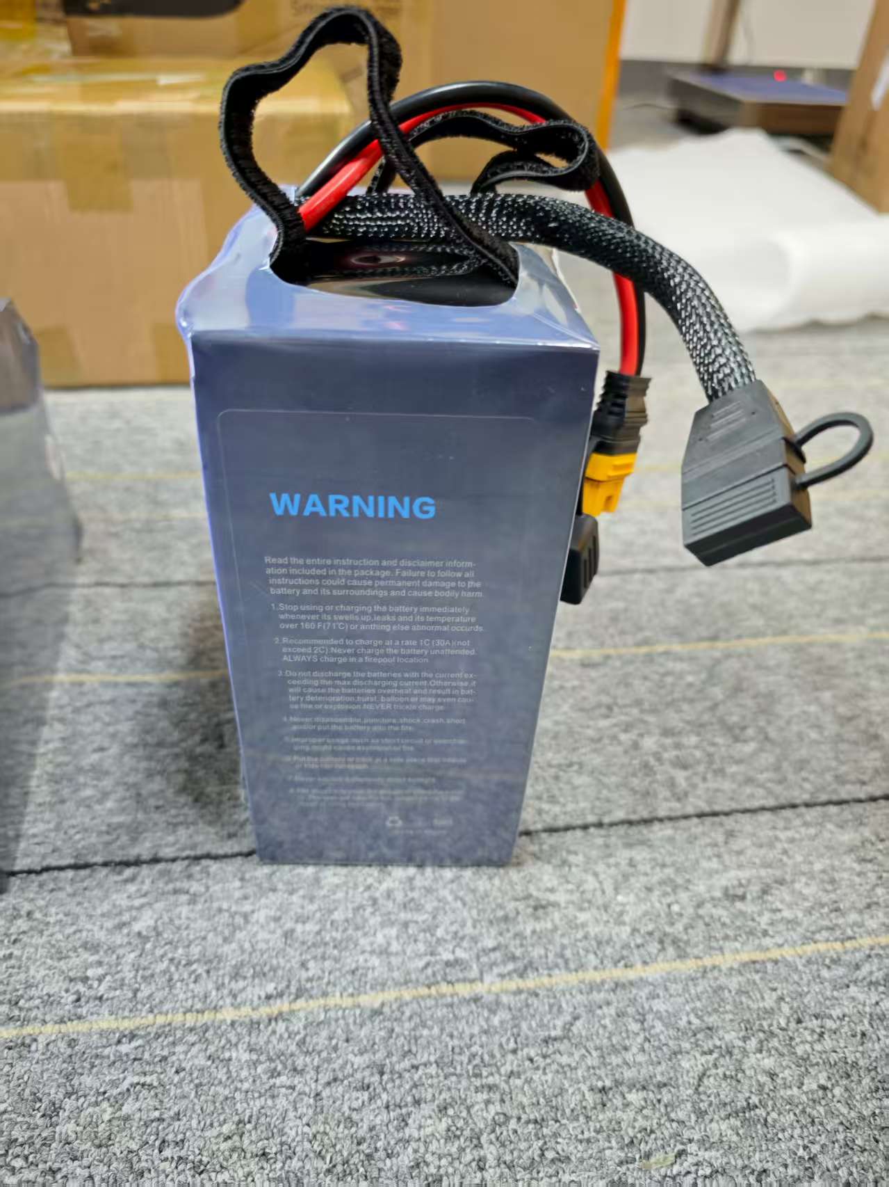 Herewin 14S 51.8V 16000mah 22000mAh 30000mAh 20C Li-Po Lithium Bateri Dengan Palam AS150U Untuk Drone Pertanian