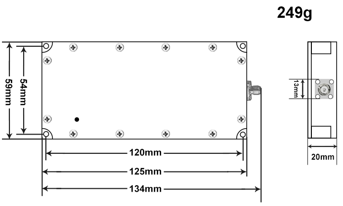 Module amplificateur de signal de drone 50W - Module amplificateur 700-800mhz 720-820mhz740-850mhz720-850mhz800-900mhz900-1000mhz900-1100mhz