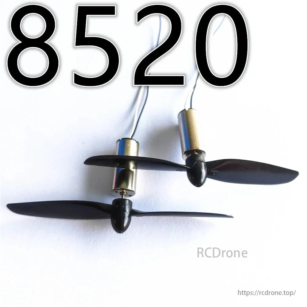 8520 Micro DIY Helicopter with coreless DC motors and propellers, a UAV RC drone.
