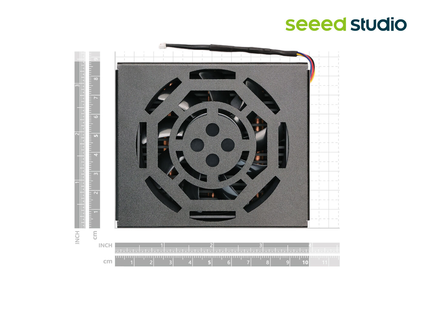 Aluminiumkylfläns med fläkt för reServer J501