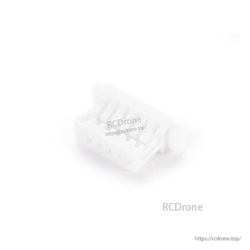 6-Pin SH1.0mm GPS Module Cable, White 6-pin SH 1.0mm connector plug for a GPS module cable, compact micro JST-style housing