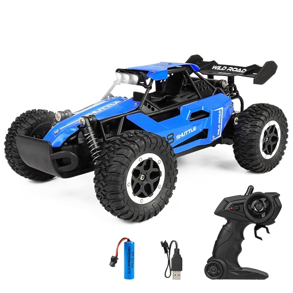 DE Racing オフロードRCカー 1:16 RC Araba 20Km/s Yüksek Hızlı Off-Road Kamyon, 2WD, Alaşım