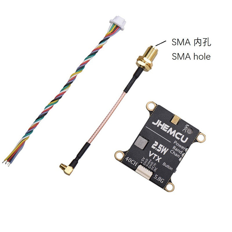 JHEMCU VTX2W5 5.8GHZ 2.5W image transmission