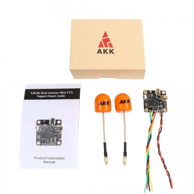 AKK New Era Dual Antenna VTX, AKK SOGHz Dual Antenna Mini !TX Seupodni