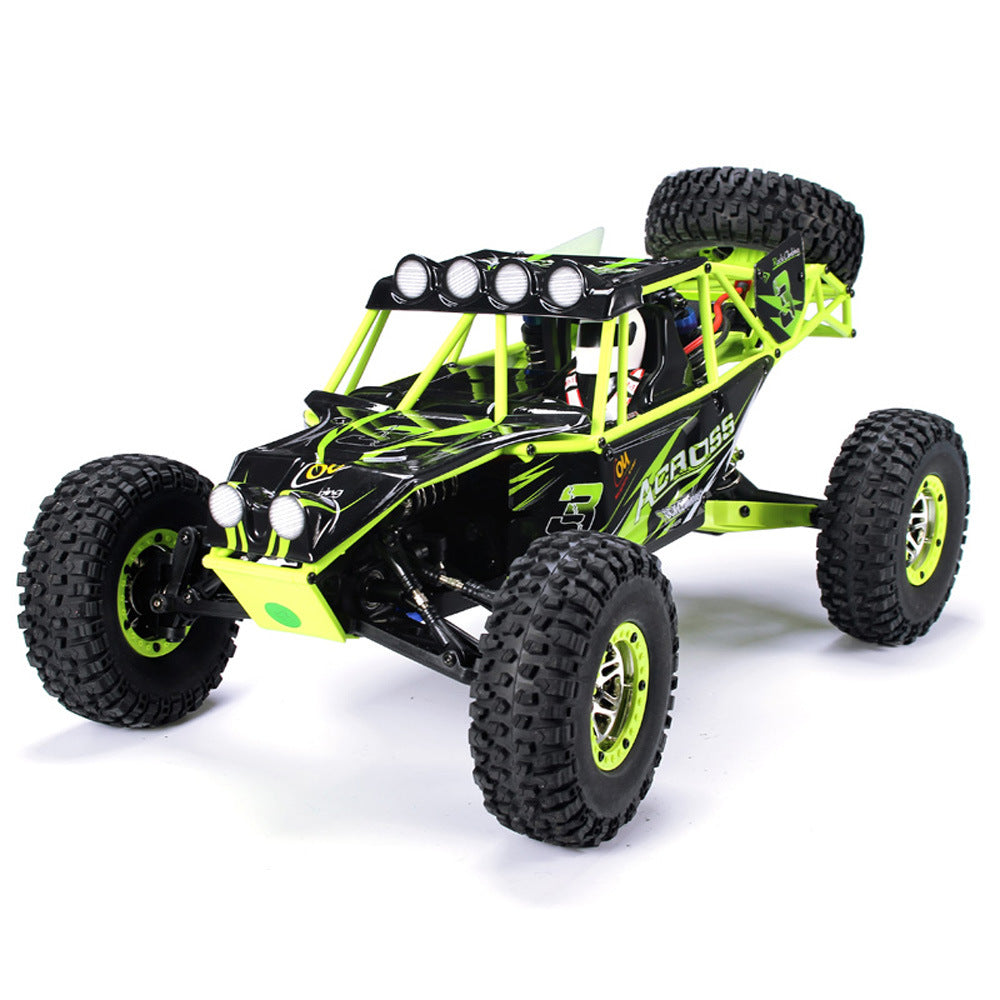 WLtoys 10428 1/10 Scale 4WD RC Crawler Truck – 30km/h, Dual