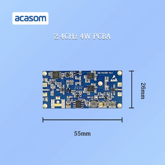 2.4GHz  4W Wifi Wireless Broadband Amplifier Router 2.4Ghz Power Range Signal Booster ZigBee Module