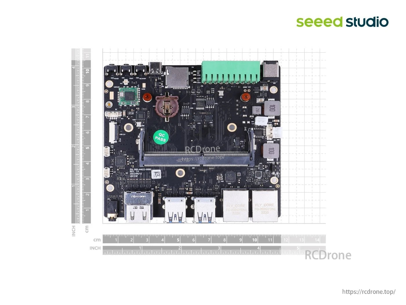 A205E Carrier Board supports Jetson Nano/Xavier NX/TX2 NX with dual GbE, 4x USB 3.1, 2x HDMI 2.0, M.2 Key M, and RS232/RS485/CAN interfaces.