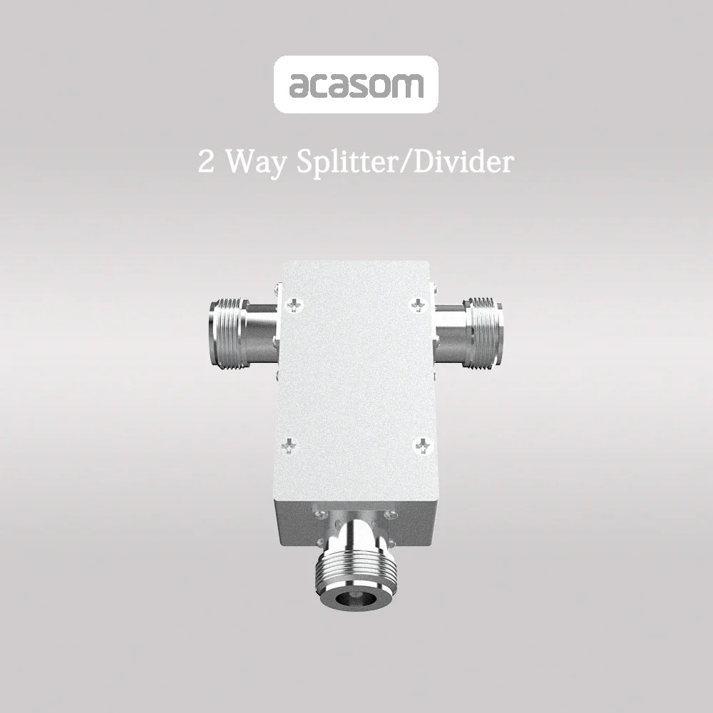 ACASOM 400MHz to 6000MHz two-way microstrip line splitter/divider for 2.4GHz and 5.8GHz powers with high isolation and low insertion loss.