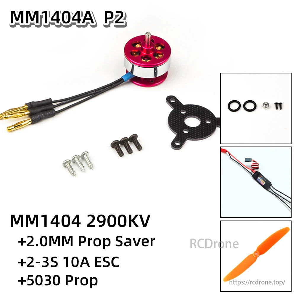 AEORC C10 motor kit includes prop saver, ESC, and propeller for RC planes/multicopters.