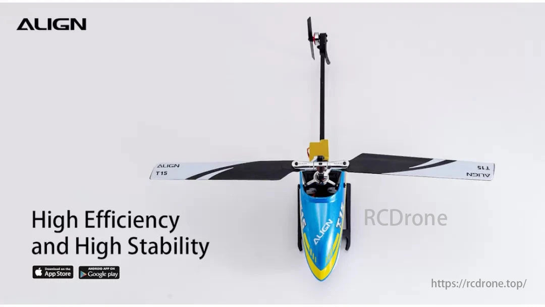 Align T-REX T15 RC Helicopter, Align T-REX T15 RC Helicopter Super Combo features high-efficiency motors, AP stabilizer, and stable flight for beginners and experienced pilots.