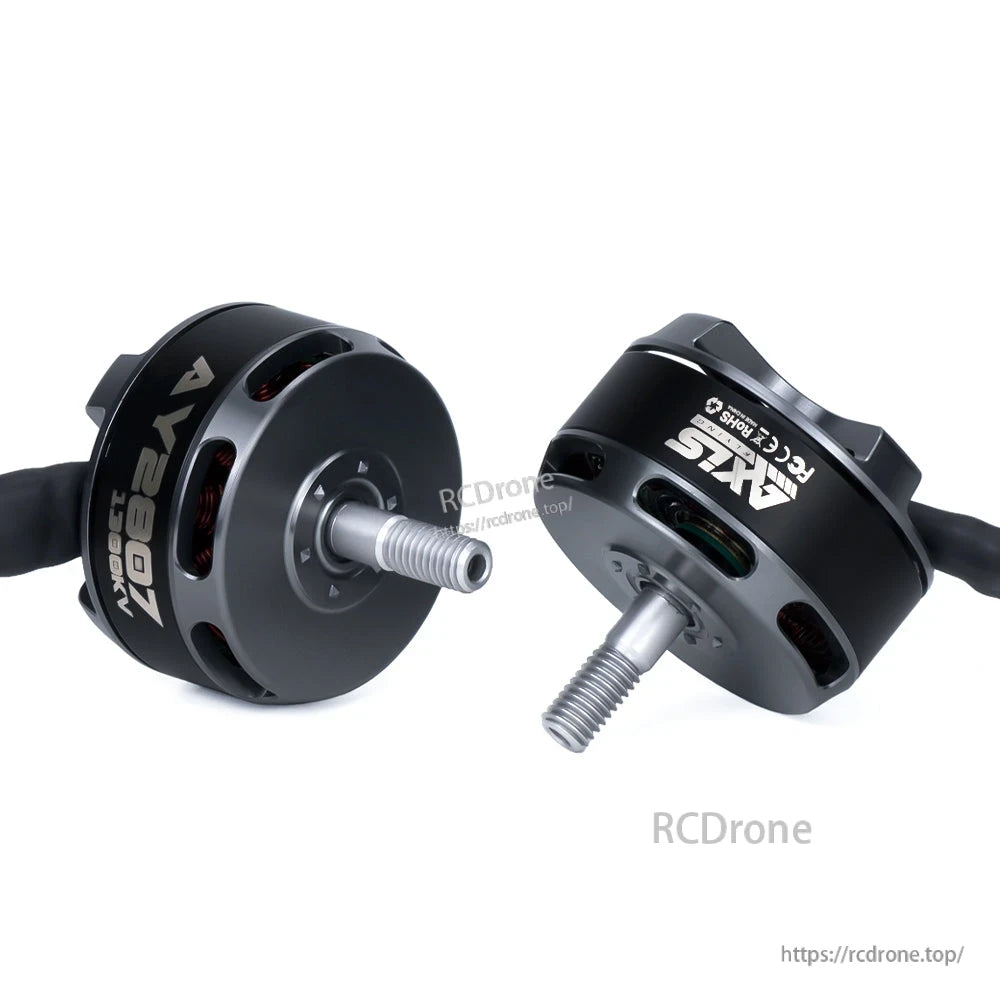 Axisflying AY2807 1300KV FPV Motor, Axisflying AY2807 1300KV FPV motor delivers 930W power and 2095g thrust, ideal for high-performance drones requiring strong propulsion and efficiency.