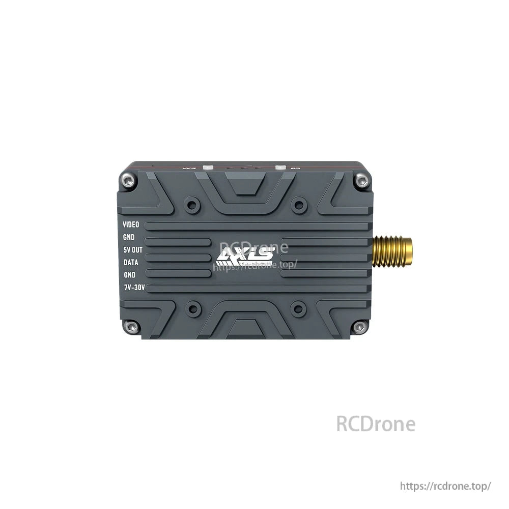 Axisflying TERK 1.2G 4W Analog VTX, Axisflying TERK 1.2G 4W VTX: 7-30V input, SMA connector, fan-cooled for high-performance video transmission in drones.