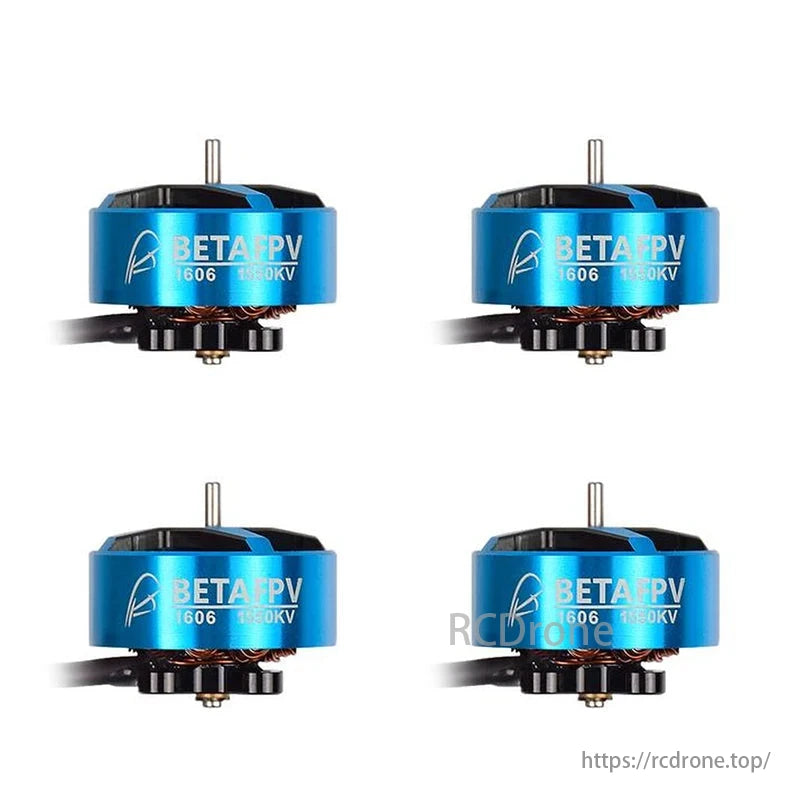 BETAFPV 1805 / 1606 Brushless Motor, BETAFPV 1606 1550KV motors for 4-5 inch FPV drones, with 1.5mm shaft and 4S 6S compatibility.