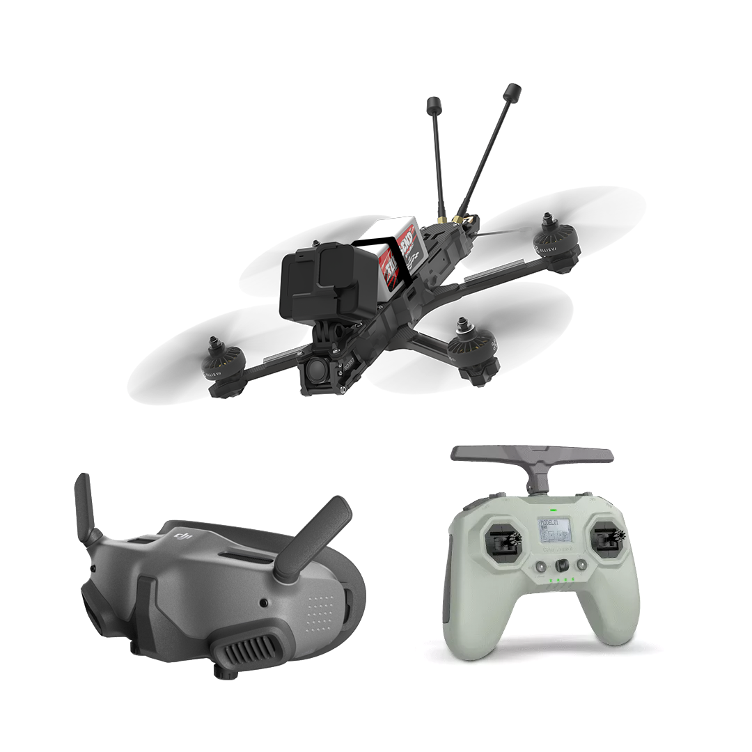 Drone avec lunette clearance fpv