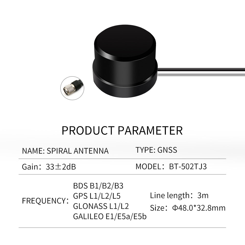 Beitian Autopilot Drone Positioning Helical Antenna GNSS GPS GLONASS Galileo BeiDou BT-502