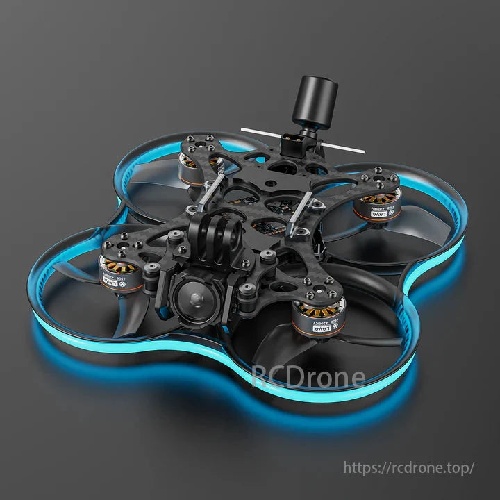 Introducing the BetaFPV Pavo25 V2, a compact 2.5 inch brushless whoop FPV drone with powerful flight performance.