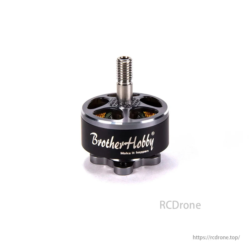 BrotherHobby Avenger V3 2207.5 brushless motor for FPV drones, with 1750KV, 1900KV, 2350KV options, compact screw-attach design.