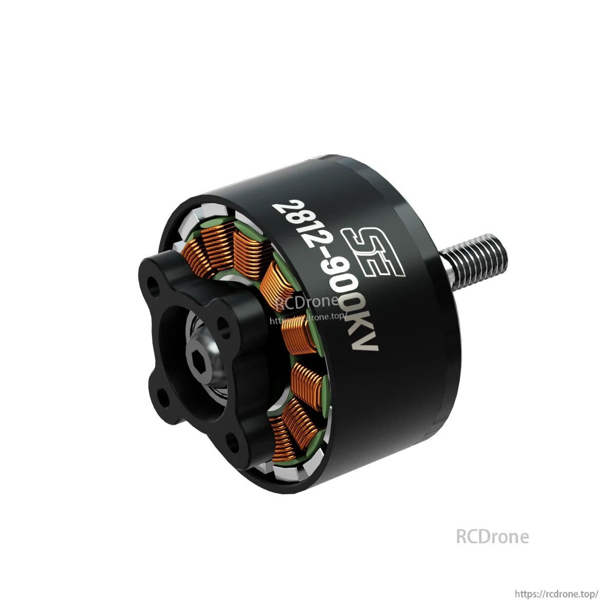 BrotherHobby SE 2812 900KV CW brushless motor with black housing, exposed copper windings, and threaded shaft