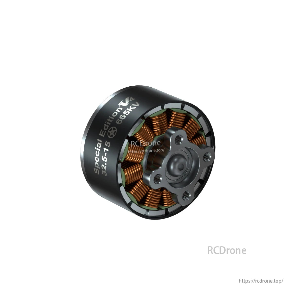 BrotherHobby Special Edition V4 32.5-15 665KV brushless motor with exposed copper windings and mounting base