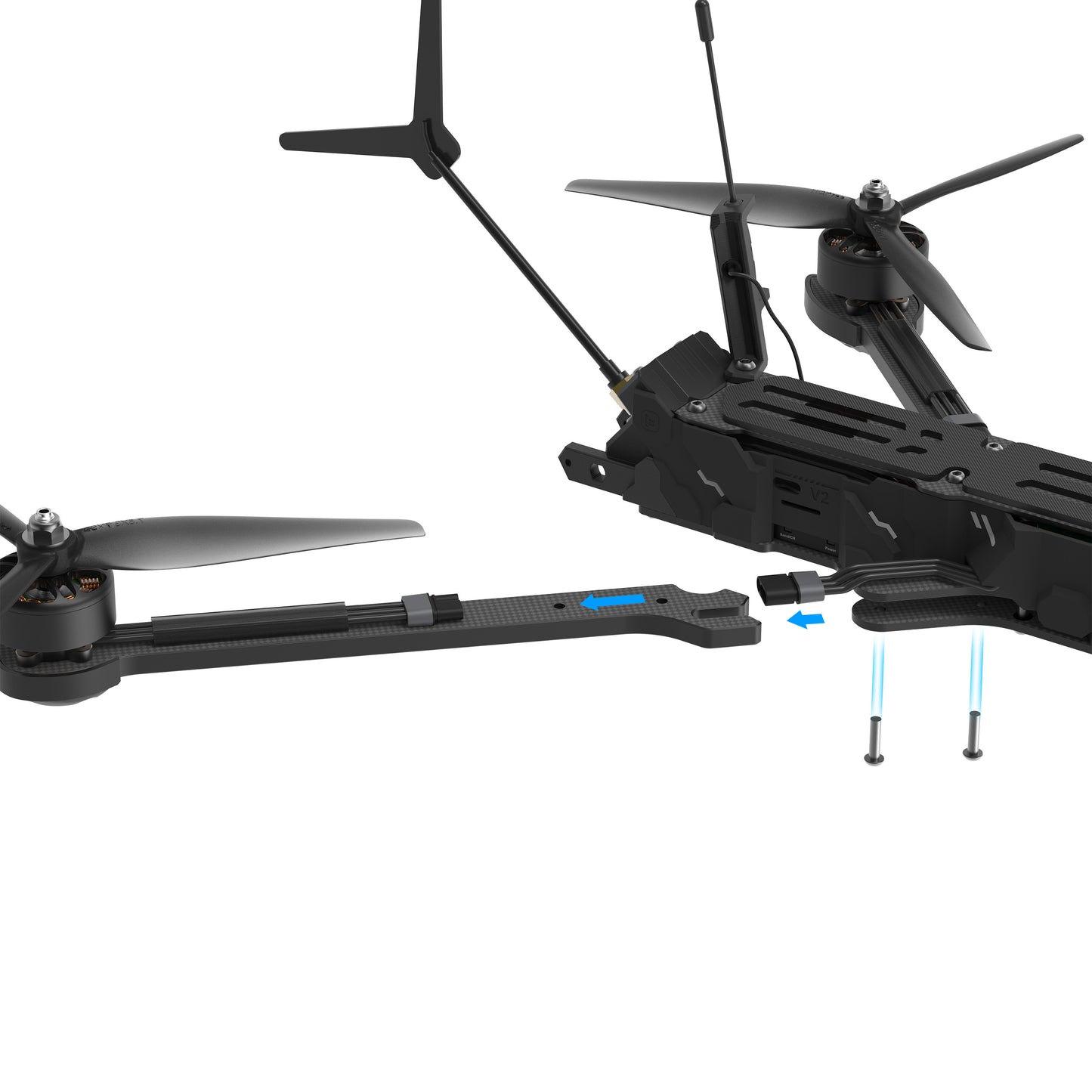 iFlight Chimera9 ECO 6S BNF 9inch Long Range FPV Drone - Can Load 2.2KG, BLITZ ATF435 FC E55S ESC XING-E 2809 Motors 405mm Wheelbase 1.2G/5.8G VTX TBS/ELRS RX