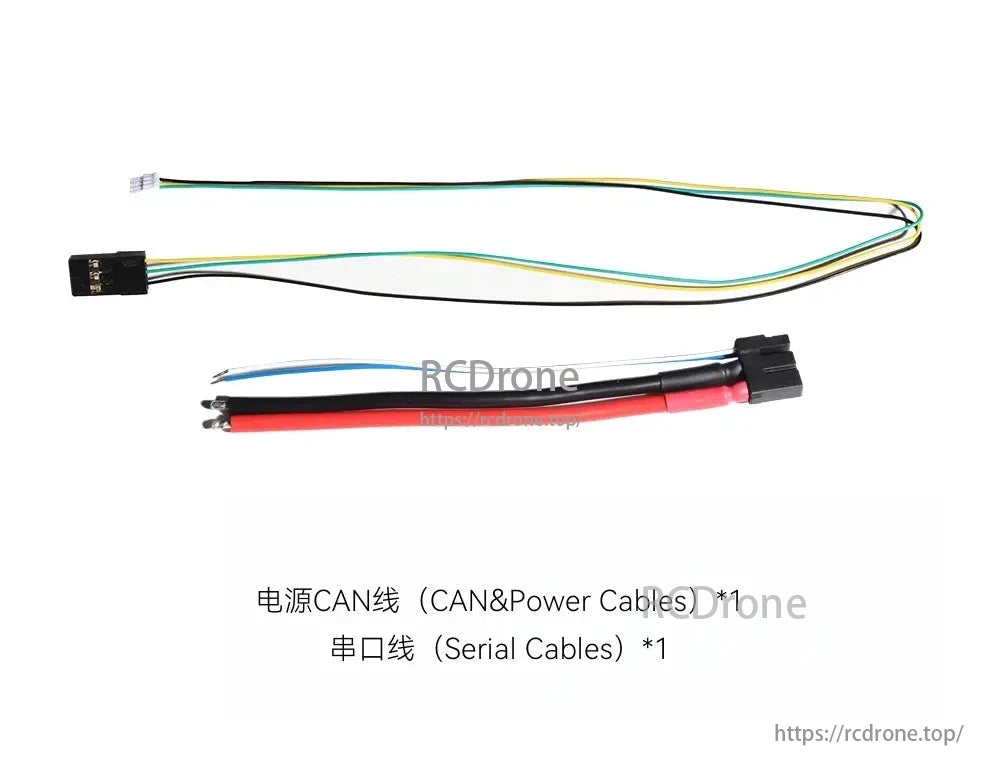 CAN&Power cables, Serial cables included for robotic actuator setup.