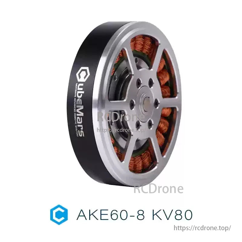 The CubeMars AKE60-8 KV80 robotic actuator delivers 12.5Nm peak torque, 9 arcmin backlash, and weighs 260g, making it ideal for exoskeletons.