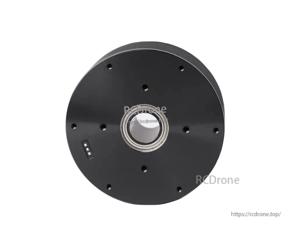 CubeMars G100 KV10 Gimbal Motor: 24V, 3Nm torque (7.7Nm peak), large center hole, high torque for gimbal radar use.