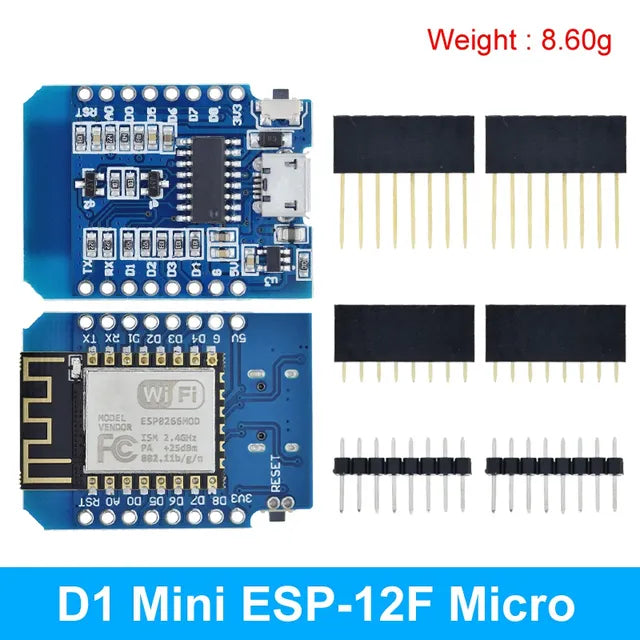 D1 Mini TYPE-C/MICRO ESP8266 ESP-12F CH340G V2 USB D1 Mini WIFI Development Board D1 Mini NodeMCU Lua IOT Board 3.3V With Pins