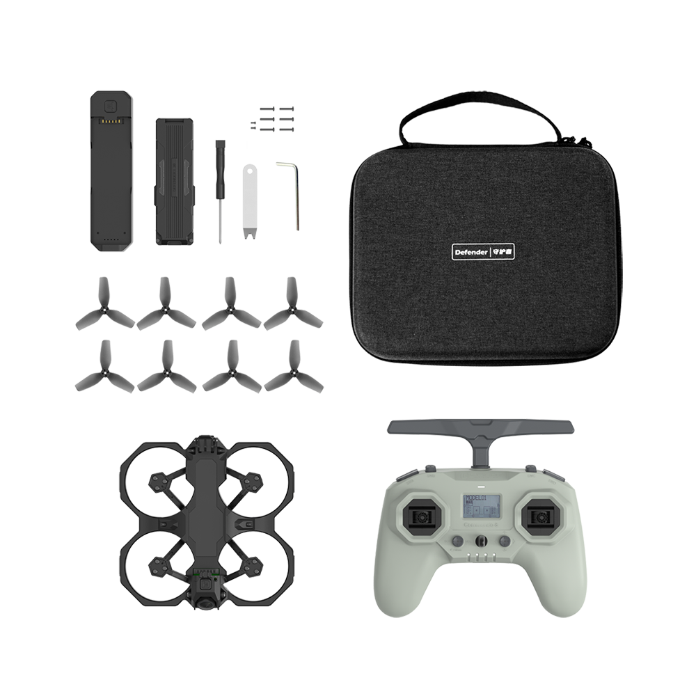 iFlight Defender 20 3S HD RTF - 2Inch Cinewhoop FPV Drone With Commando 8 ELRS Radio DJI Goggles 2 DJI O3 Air Unit