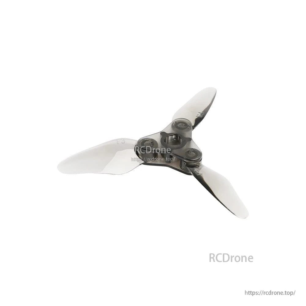 DALPROP FOLD F3 3-Inch FPV Folding Propeller, DALPROP FOLD F3 3-inch FPV folding tri-blade propeller with translucent blades and black hub