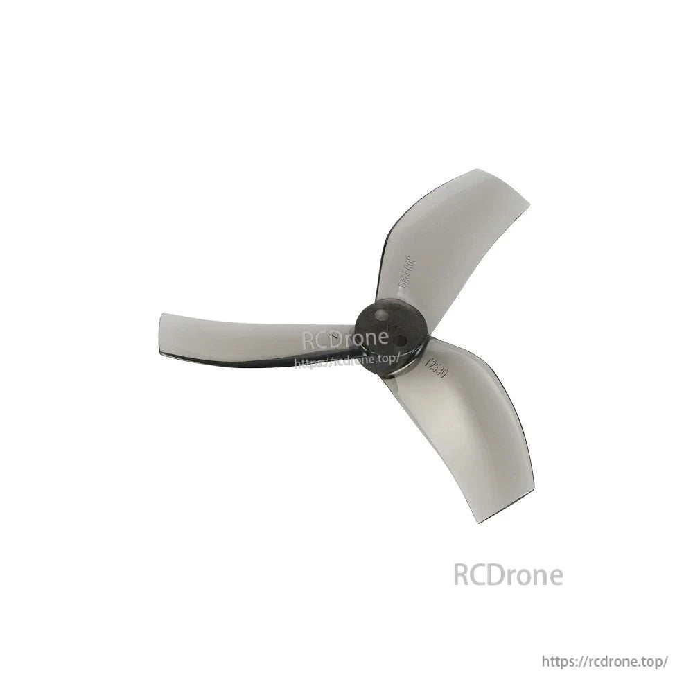 Dalprop Cyclone T2530 translucent 3-blade FPV drone propeller with T2530 marking on the hub