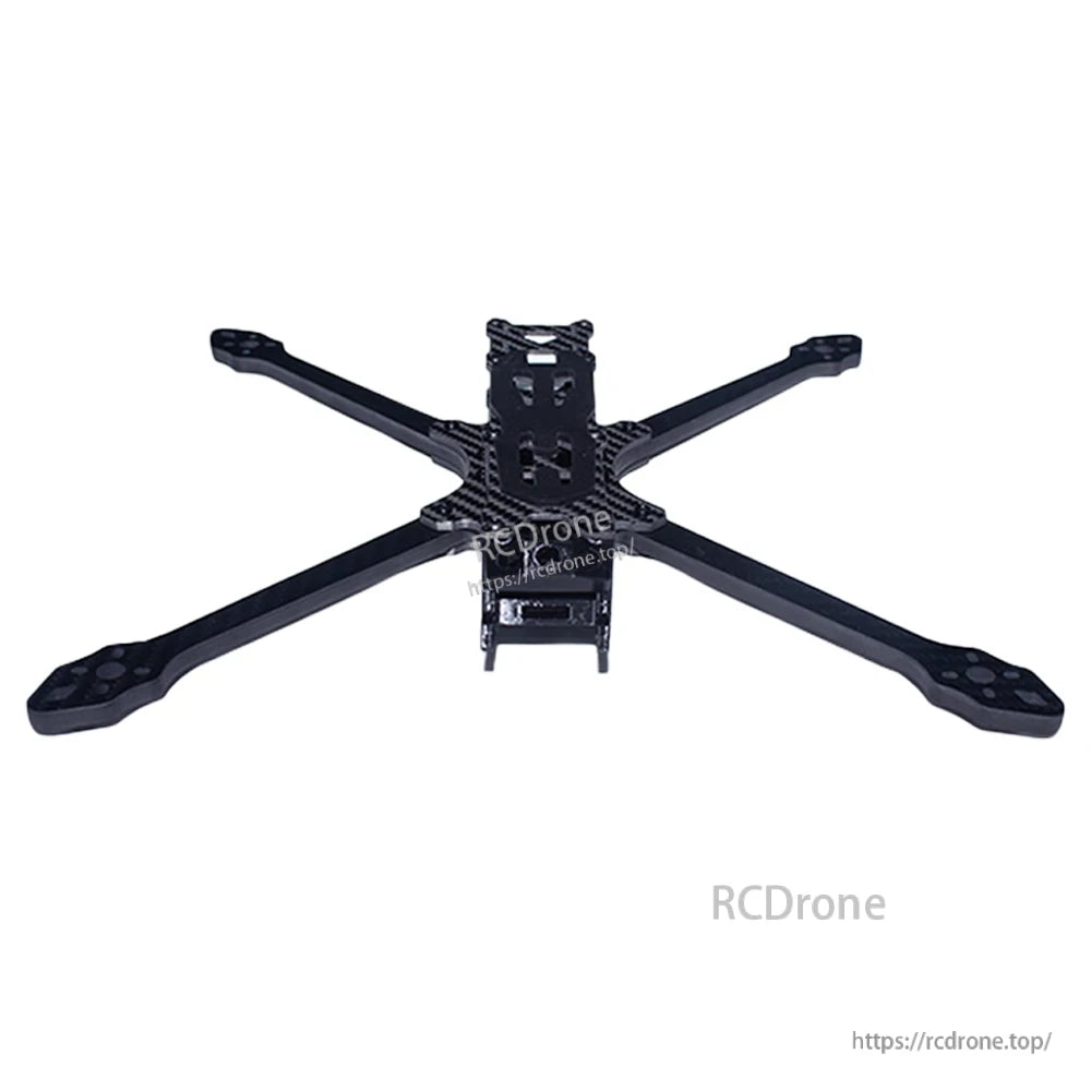 DeepSpace DS Lancer 7 MK1 FPV Frame, DeepSpace DS Lancer 7 MK1 FPV carbon fiber quadcopter frame with X-style arms and center plate