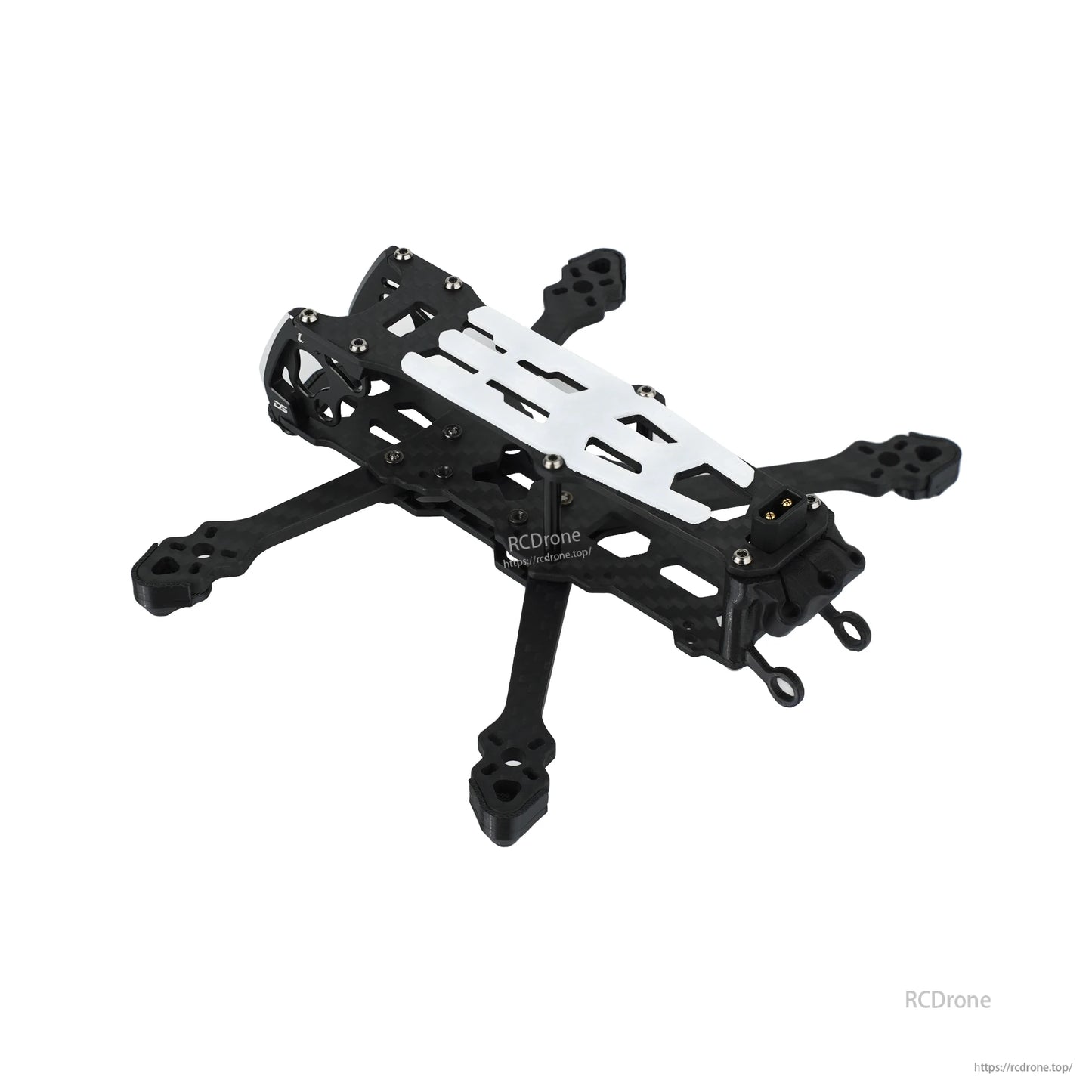 DeepSpace SEEKER 3 3-inch FPV freestyle drone frame kit with carbon fiber arms and white top plate