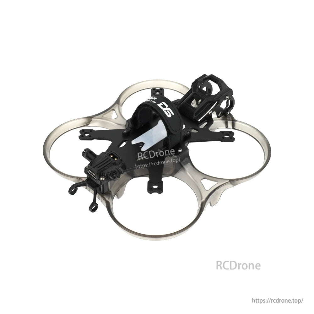 DeepSpace Stellar 25 2.5inch Freestyle FPV Frame, DeepSpace Stellar 25 2.5-inch FPV frame with ducted prop guards, carbon center plate, and front camera mount