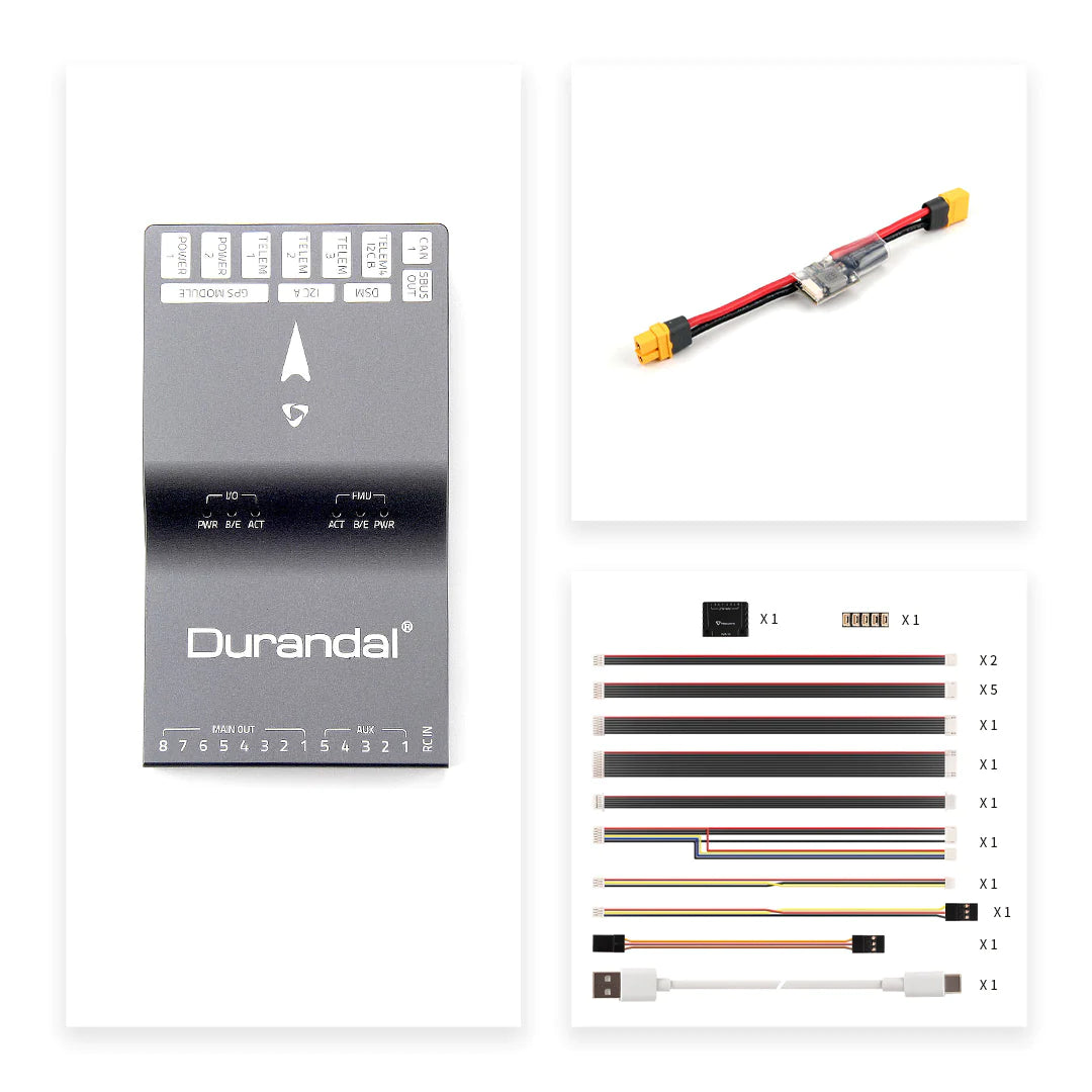 Holybro Durandal Autopilot Flight Controller - With PM02 12S PM06 14S Power Module M9N GPSN GPS