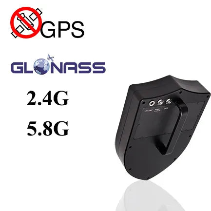 55W Handheld Anti Drone Device - 1.5KG 2KM  2.4G 5.8G GPS GLONASS Perfect Defender Shield Drone Anti Drone System
