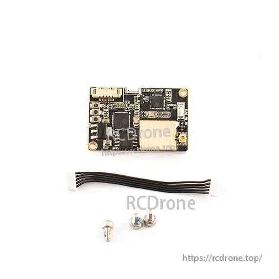 ExpressLRS (ELRS) module PCB with wiring harness and mounting screws for RadioMaster Zorro/TX12 Mark II/Pocket