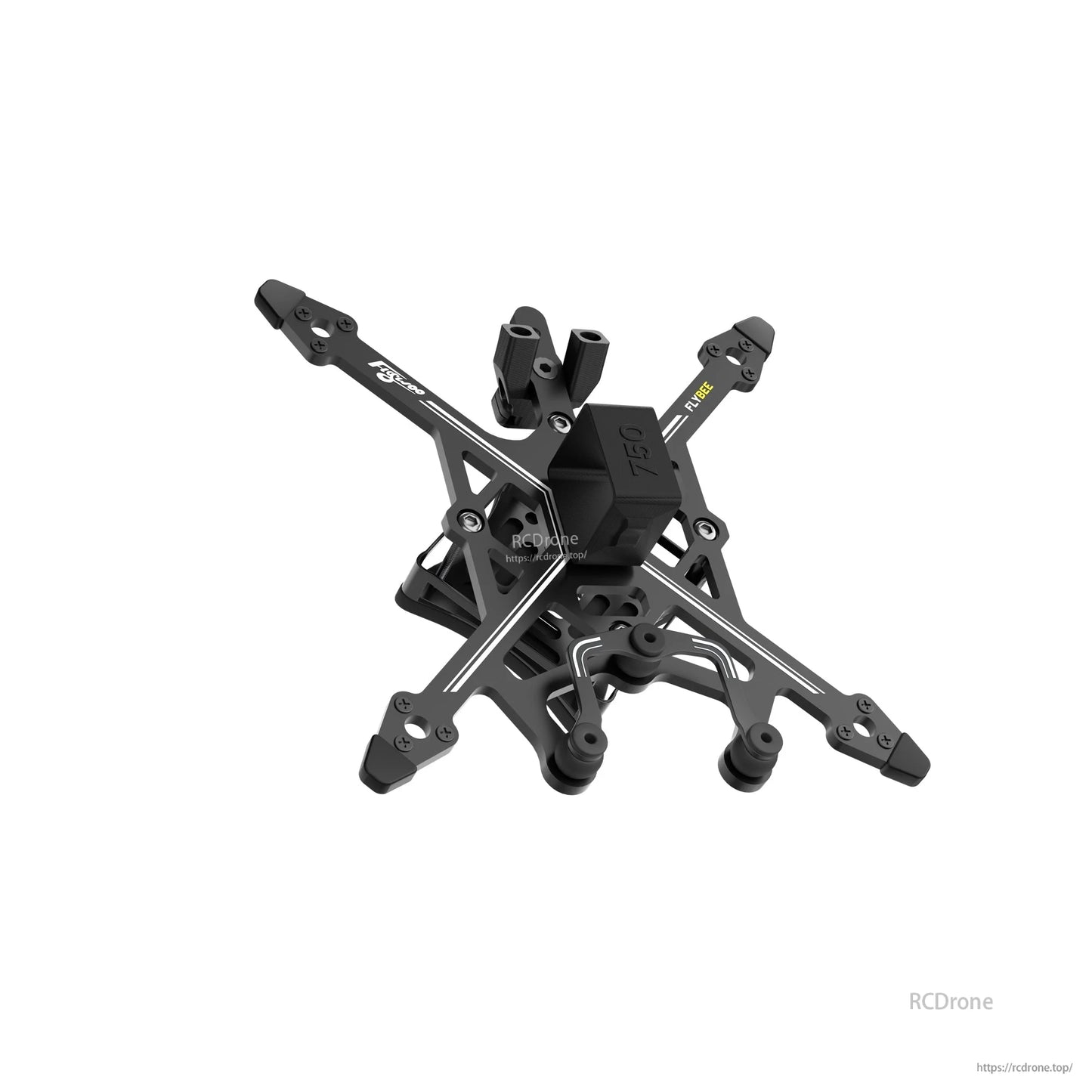 FLYWOO Flybee 16/20 FPV Frame, FLYWOO Flybee 16/20 FPV quadcopter frame with X-shaped arms, center pod, and landing gear