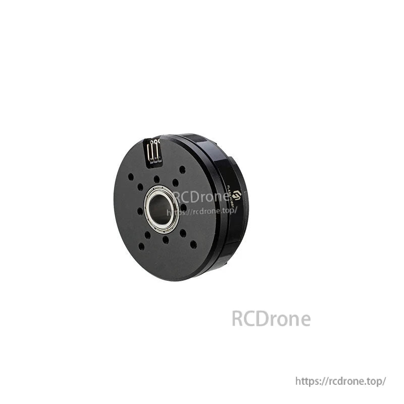 Flashhobby BGM5208-200HS gimbal motor with central bearing, mounting holes, and 3-pin connector