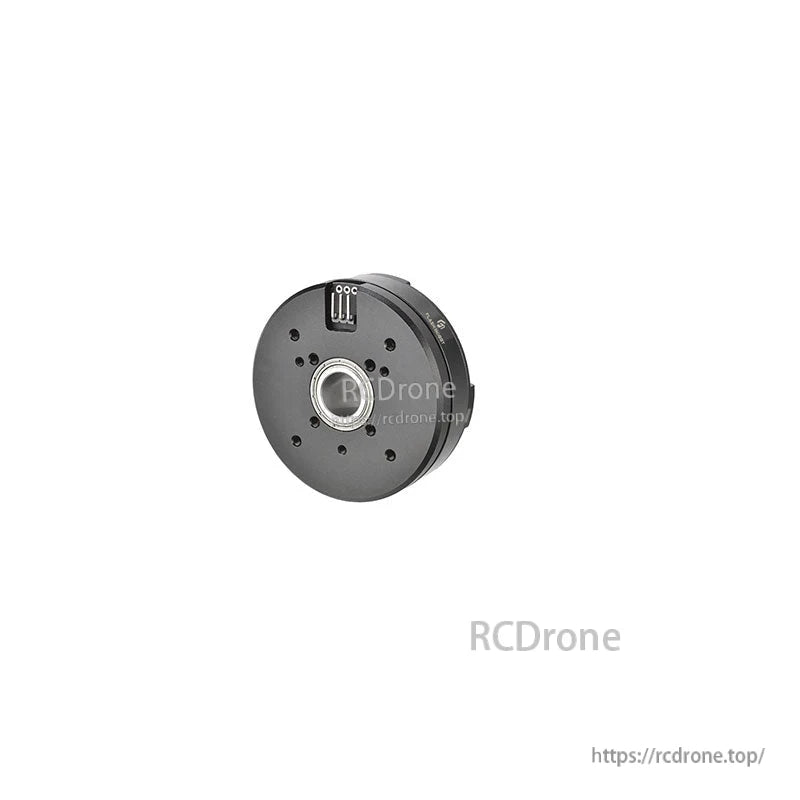 Flashhobby BGM5208-75HS gimbal motor with round black housing, central bearing, and multi-hole mounting plate