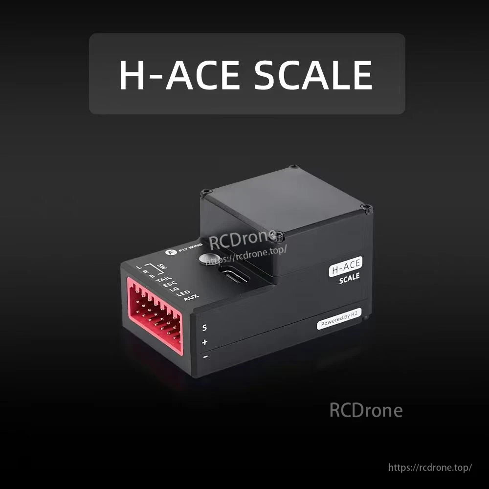 H-ACE SCALE flight control with built-in GPS and coordinated turn, powered by H2.