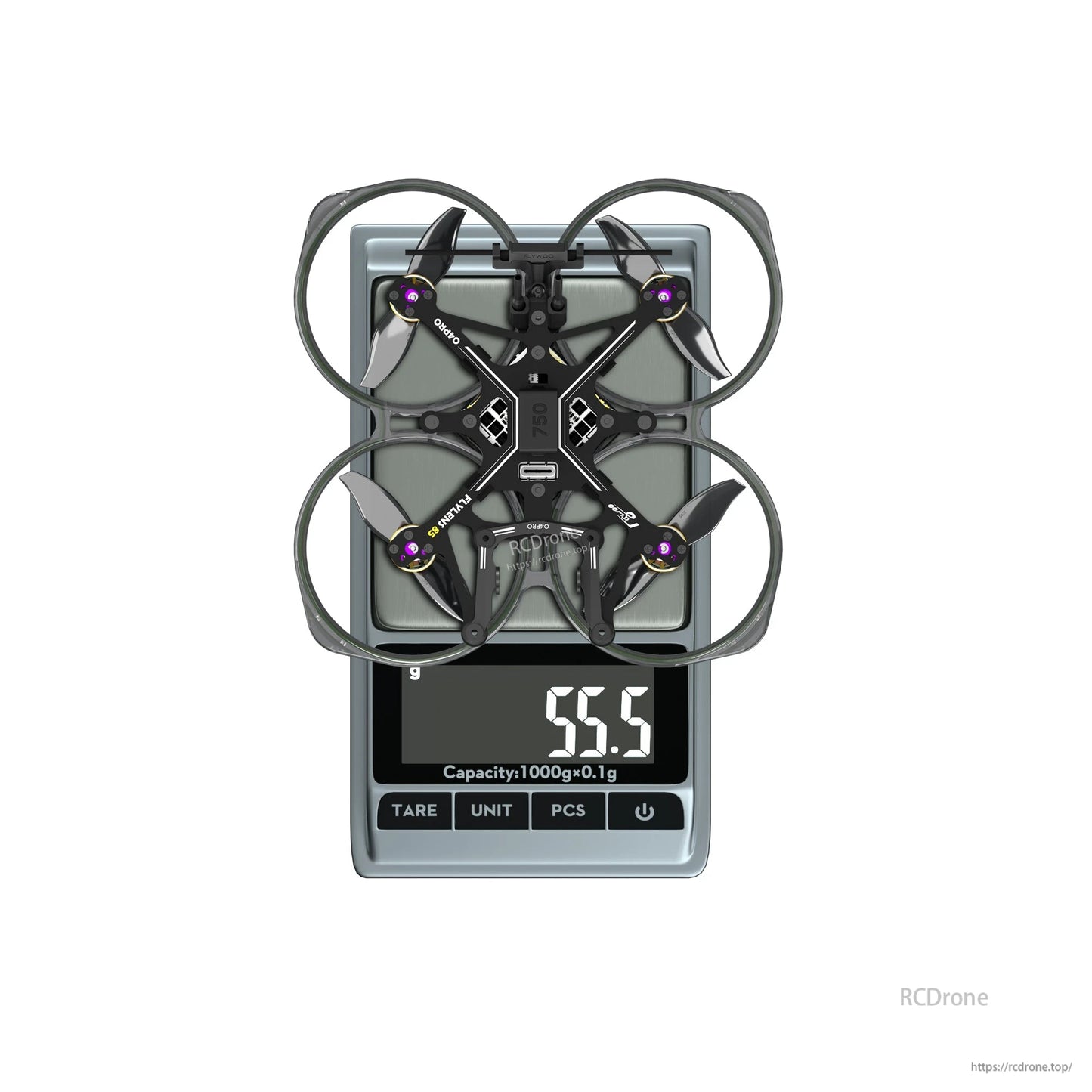 Flywoo Flylens 85 HD O4 PRO 2S LED Whoop FPV Drone V1.3 con DJI O4 Pro Air Unit, GOKU F405 AIO
