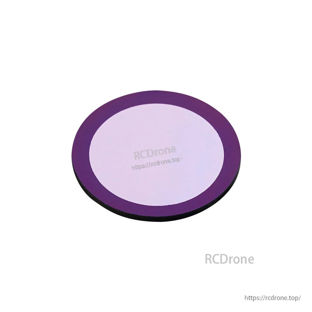 Round purple-tinted protective glass front lens cover replacement for Foxeer Scope camera