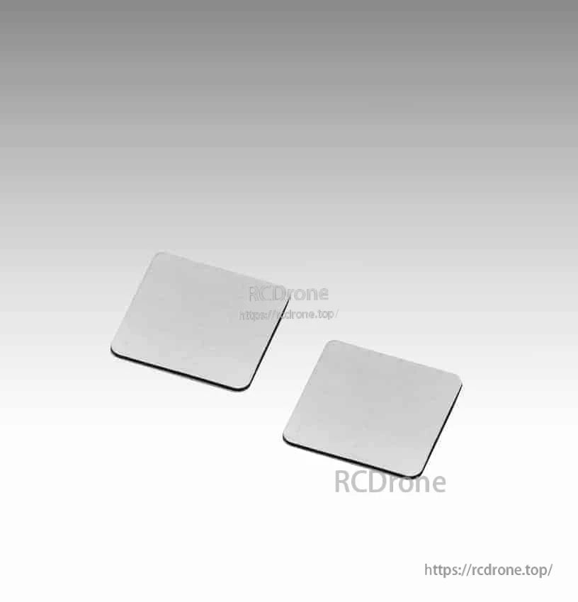 Pair of mounting adhesive pads for securing the Futaba GYC480 gyro inside an RC car chassis